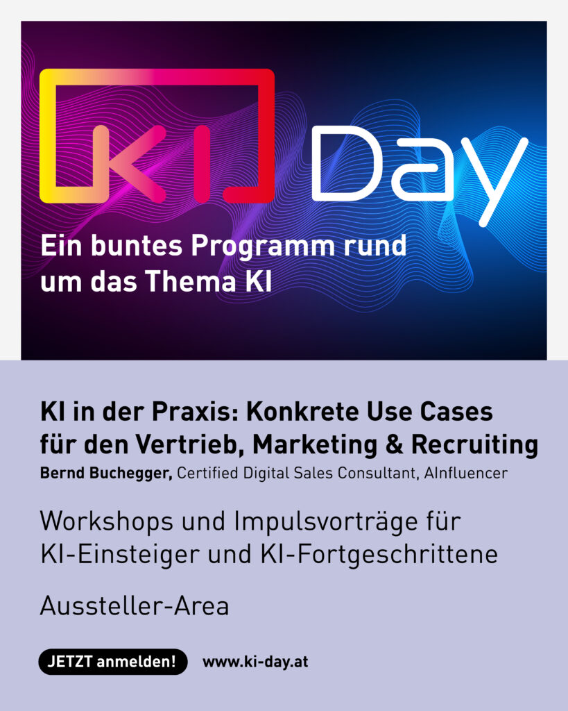 KI-Day am 5.5.2026 mit Bernd Buchegger